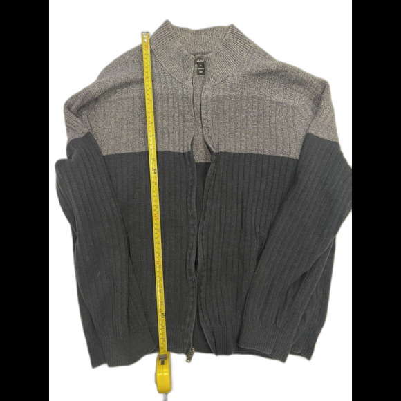 Alfani Men's Color Block Zip-Front Cardigan Size XL - Picture 3 of 10